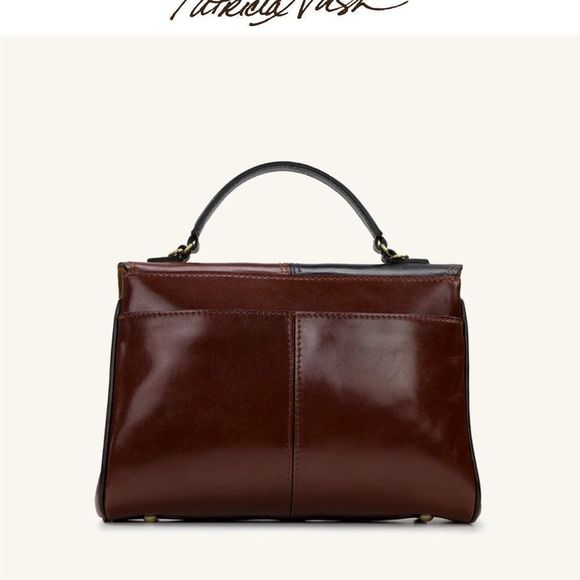 🎁Patricia NASH NWT Yoeky Top Handle Vintage Colorblock - Picture 2 of 4